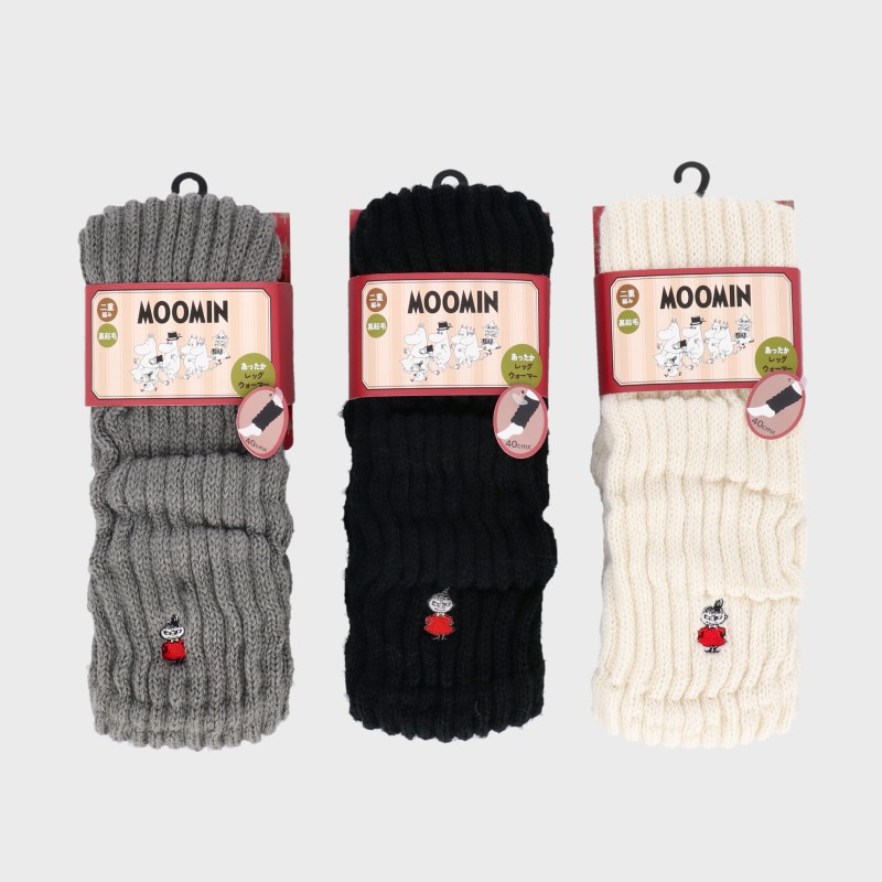 婦人『MOOMIN』2重編み裏起毛レッグウォ−マ−