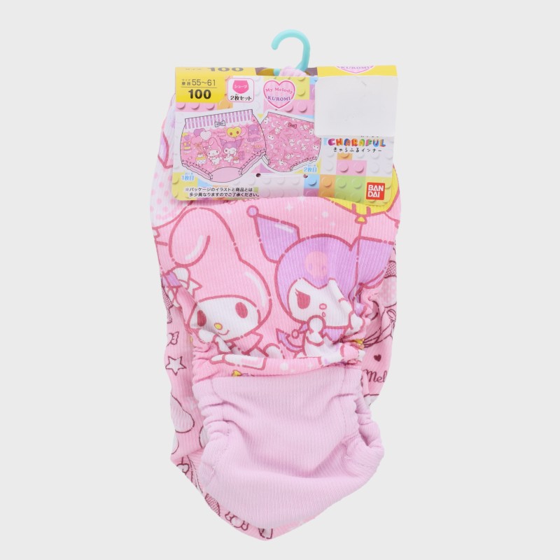 女児『マイメロ&クロミ』ショーツ2枚組