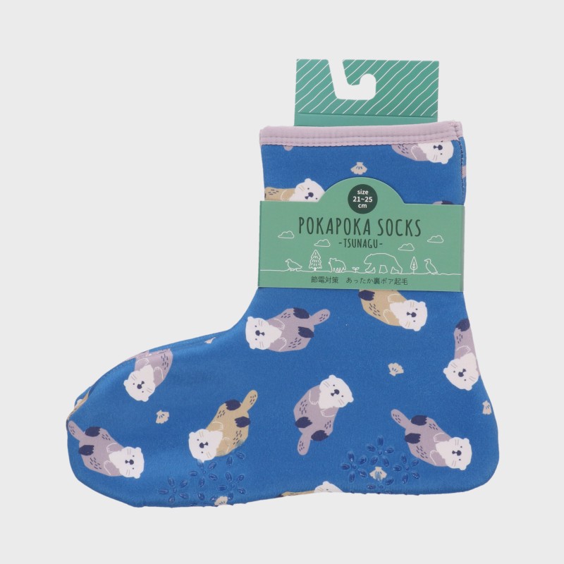 婦人『POKAPOKA SOCKS』TUNAGUアンクル丈