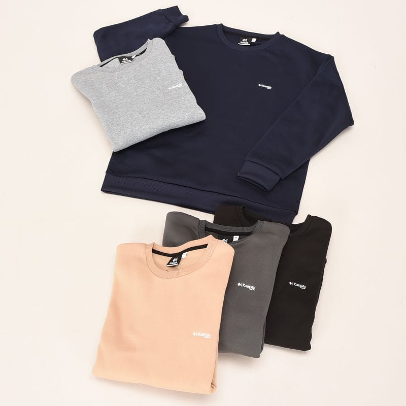 紳士ブランド裏起毛クルートレーナー