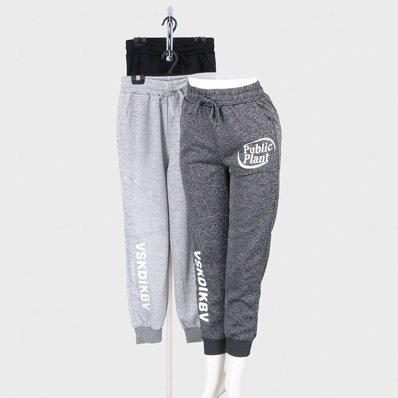 婦人両ポケプリントスェットパンツ