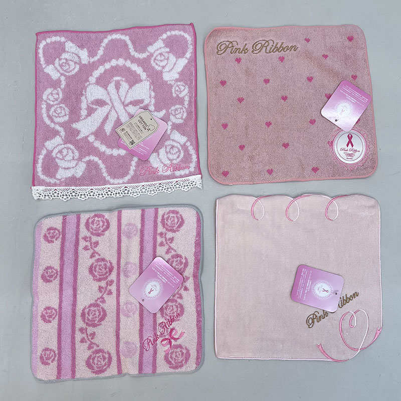 超特価ピンクリボンミニタオル