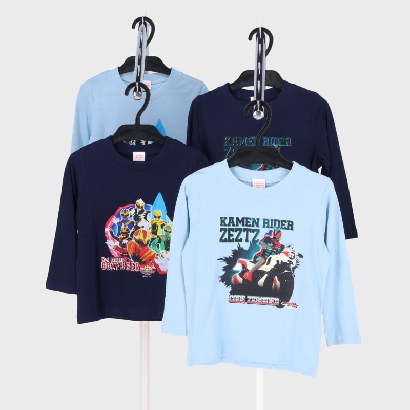 戦隊&新ライダー長袖Tシャツ2柄