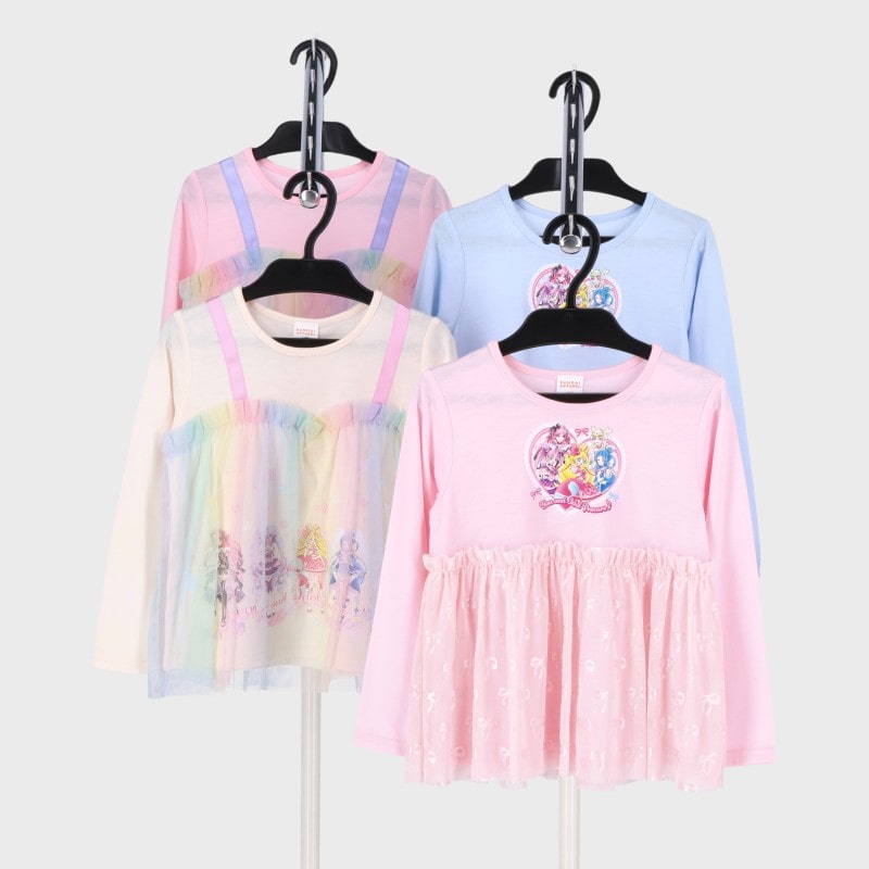 プリキュア長袖Tシャツ2柄