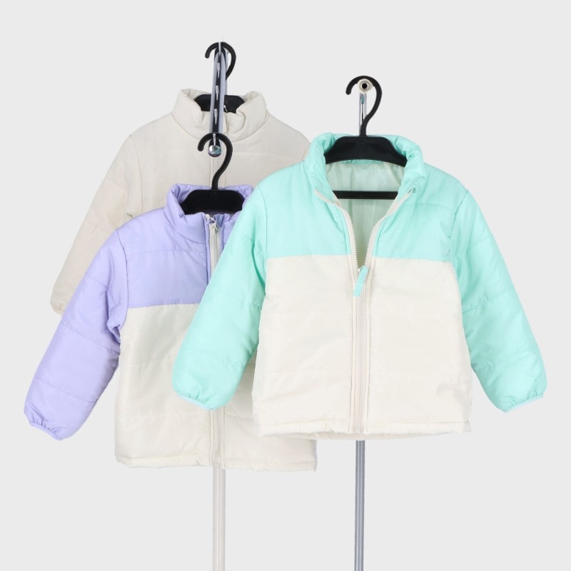 女児小寸中綿ジャケット