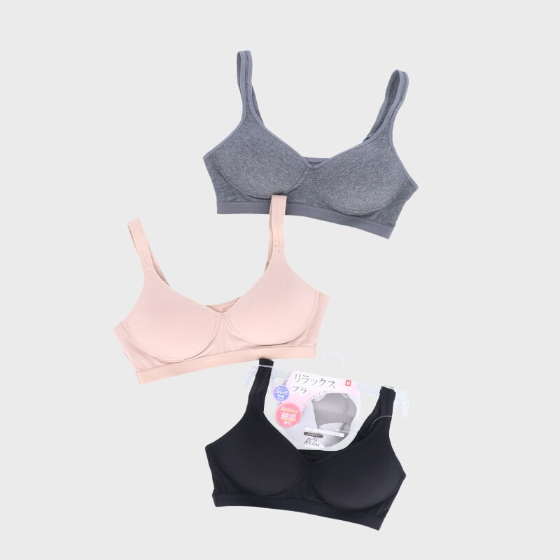 綿ベア天スポーツブラ