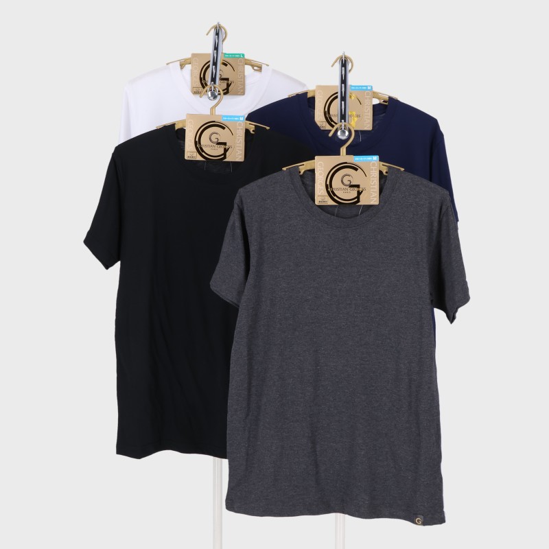 紳士半袖丸首Tシャツ