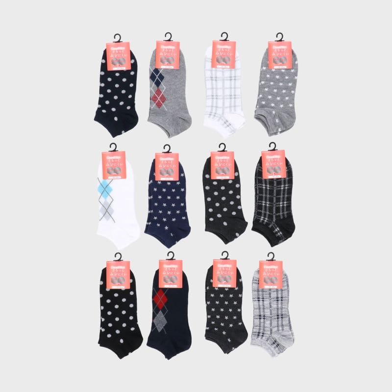 婦人綿混スニーカーソックス「A」