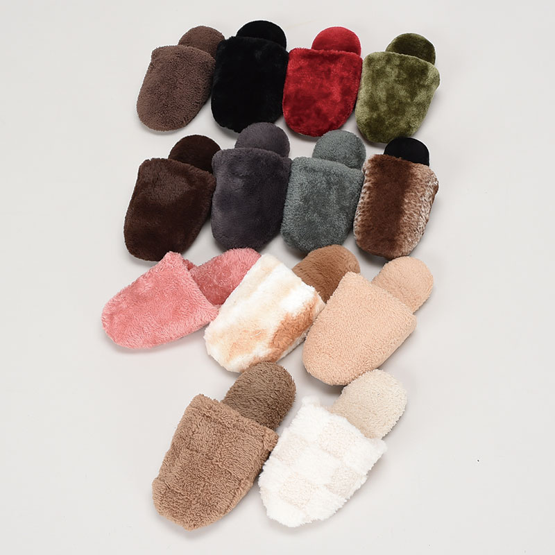 特価無地ボアスリッパ