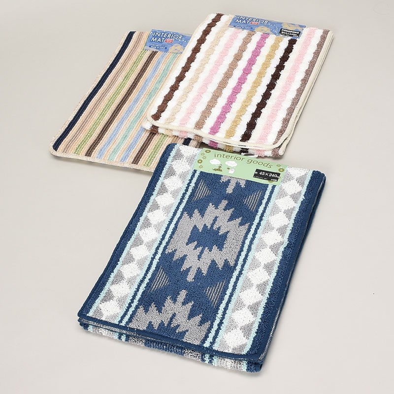 柄込み超ロングキッチンマット