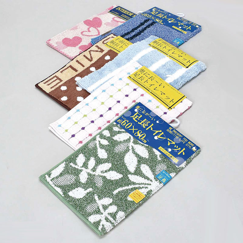 足長トイレマット柄込 60×80cm