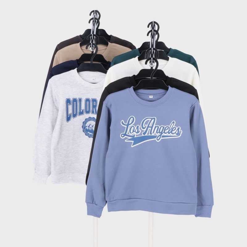 男児合寸裏起毛トレーナー4柄