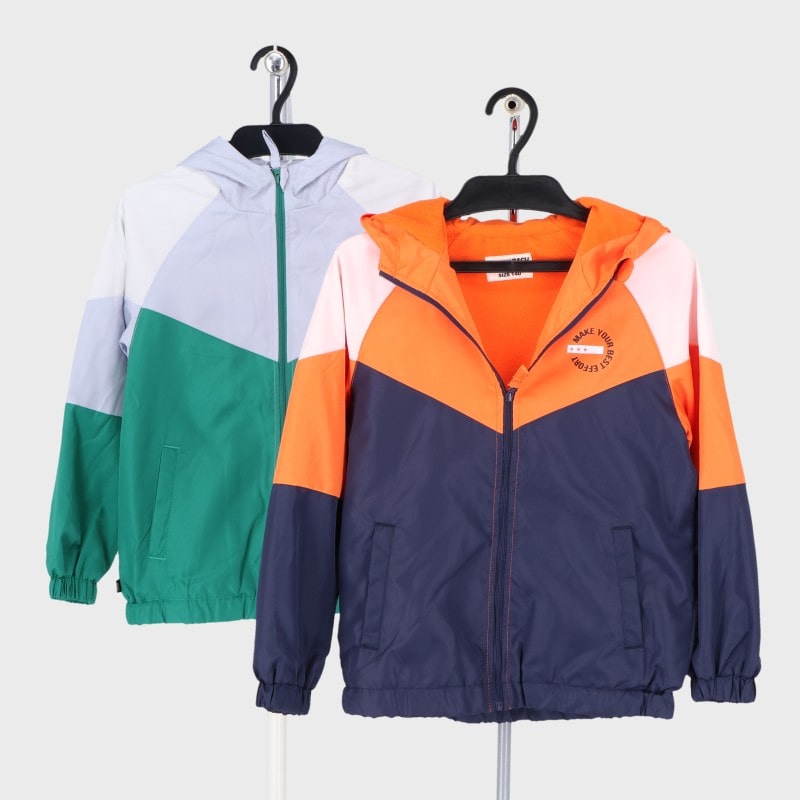 男児合寸裏フリースパーカー