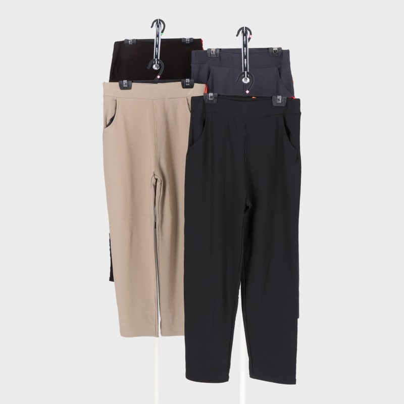 婦人裏シャギー美脚両ポケパンツ