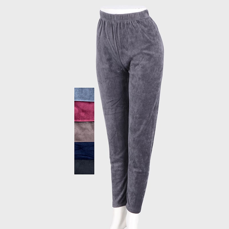 婦人裏起毛ベロアパンツ