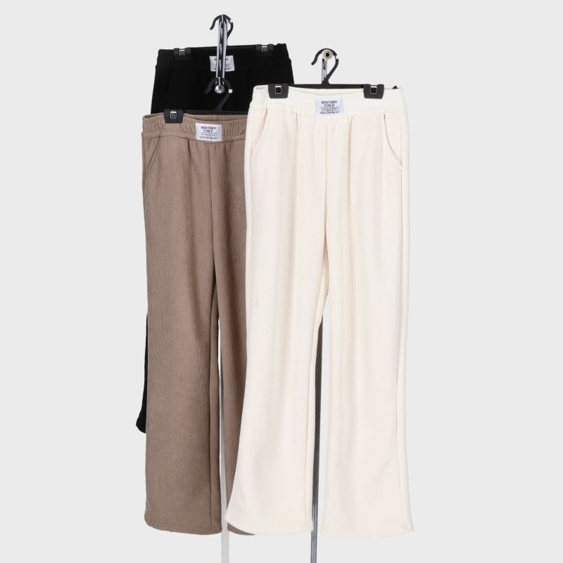 婦人コール天裏ボアパンツ