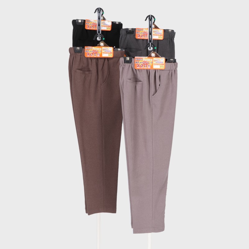 婦人カシミヤタッチプレミアムメチャラクパンツ