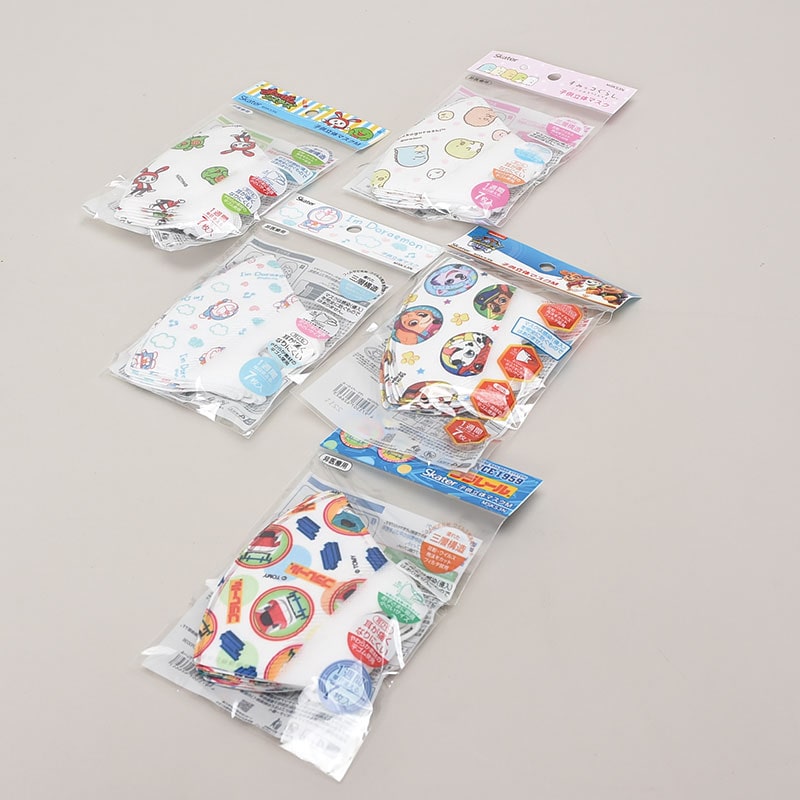 キャラキッズ用不織布マスク7P