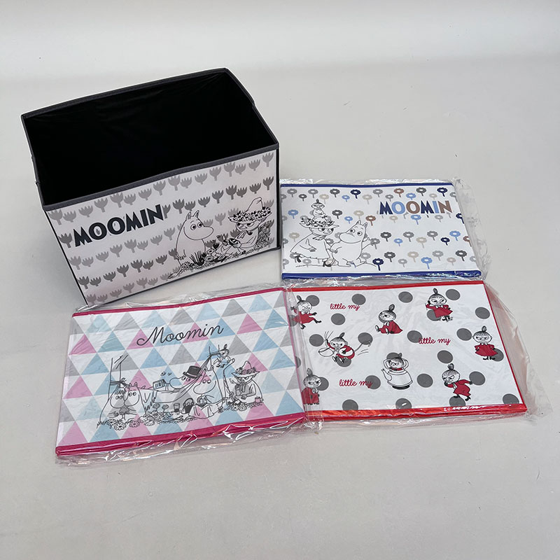 ムーミンシック蓋なし収納ボックス