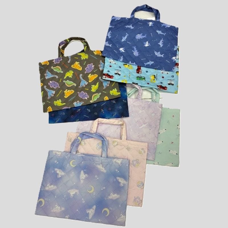 転写キルトレッスンバッグ