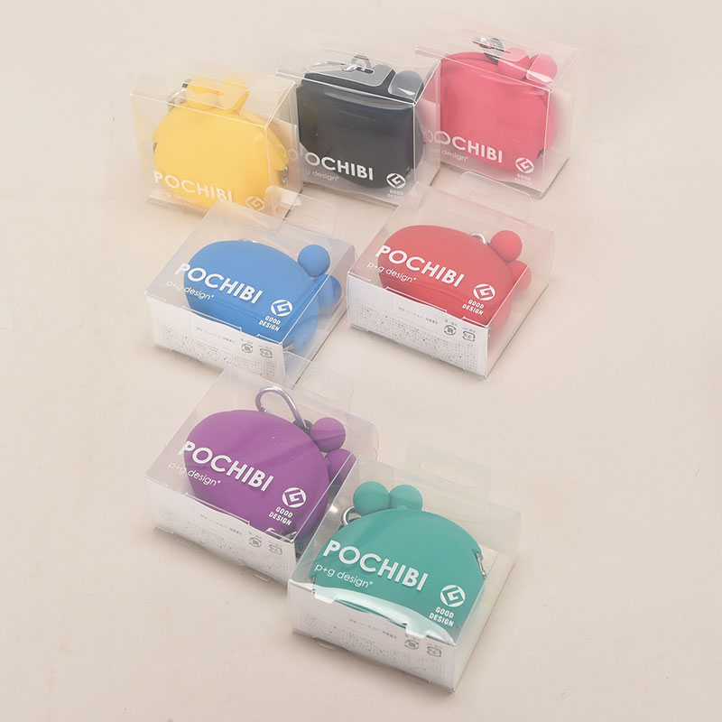 POCHIBI シリコンがまぐち カラビナ付