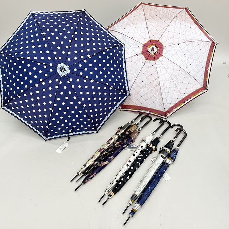 婦人ブランドサテンジャンプ傘