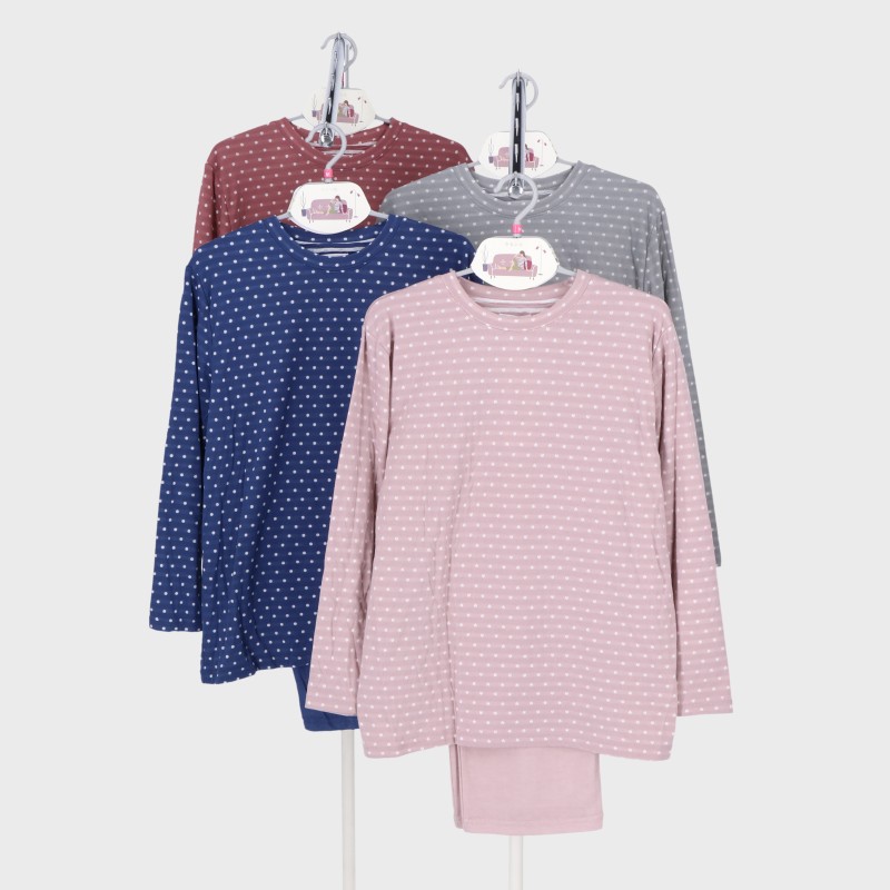 婦人接結ニットスーツ