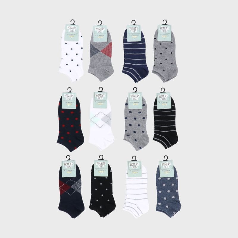 婦人綿混スニーカーソックス「B」