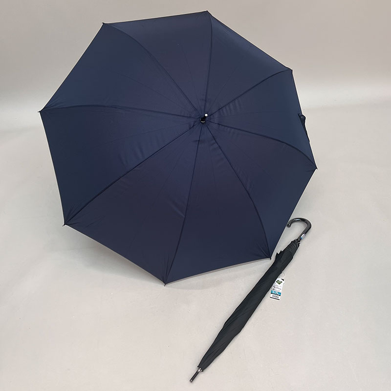 紳士75cm無地耐風骨傘(黒・紺)