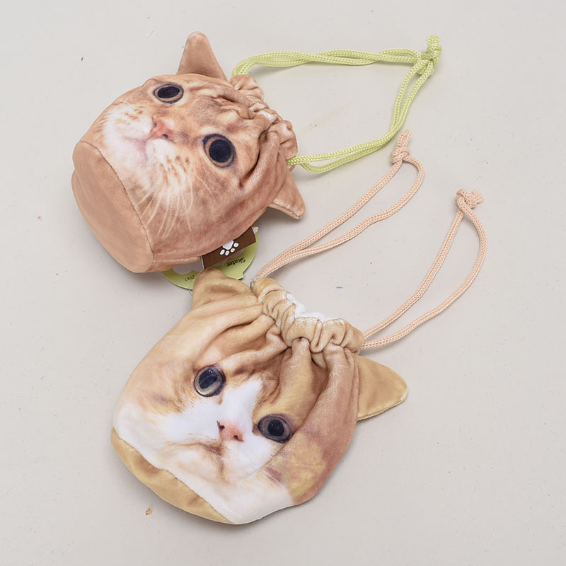 茶太郎ときなこフェイス巾着