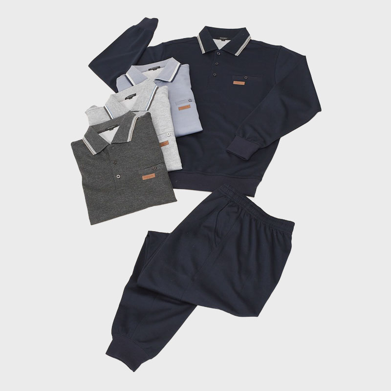 紳士ダンボール無地ポロスーツ