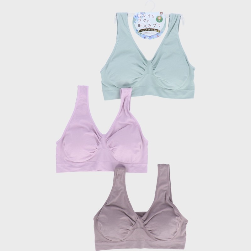 成型ソフトブラジャー無地「大寸」