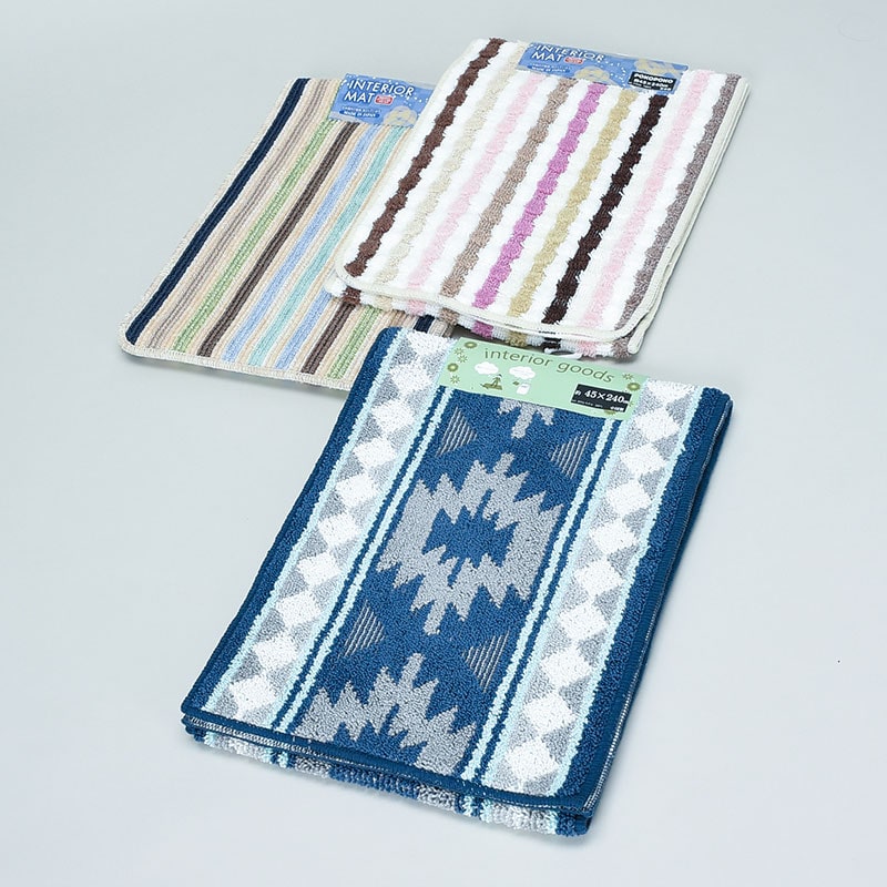 柄込み超ロングキッチンマット