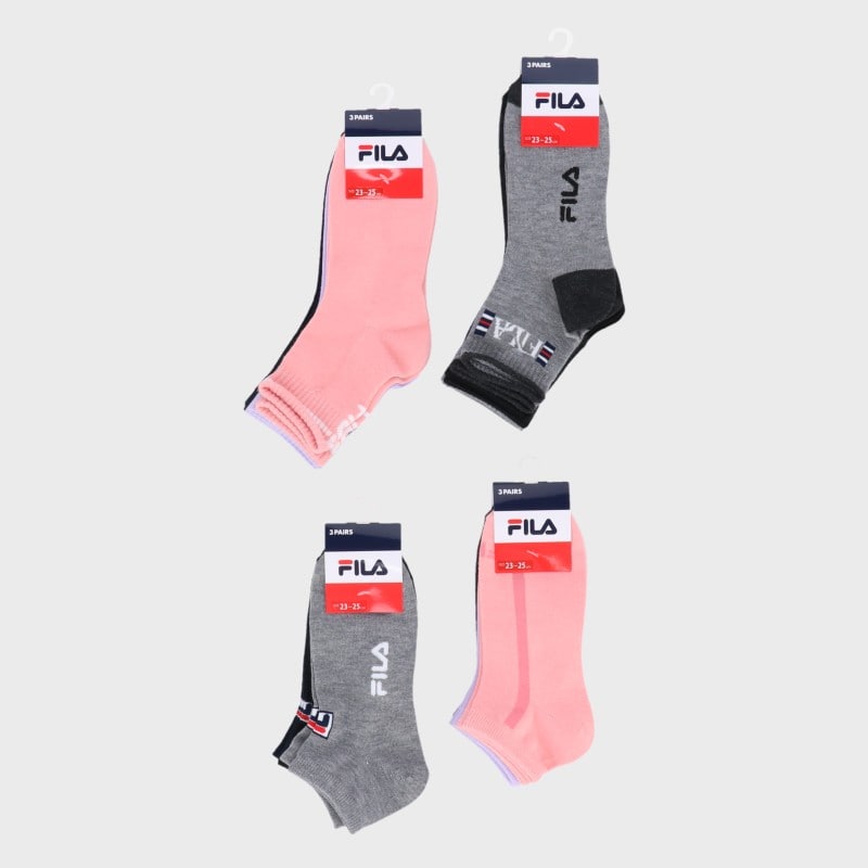 婦人FILAスニーカーソックス3足組