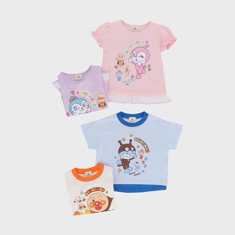アンパンマン半袖Tシャツ2型