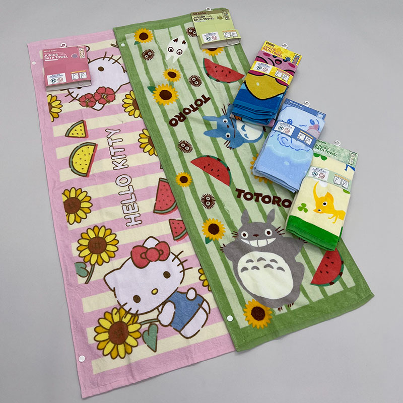 キャラ込ジュニアバスタオル