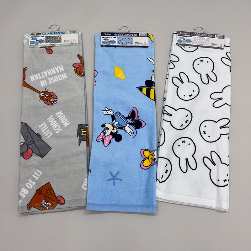 特価大判キャラ込バスタオル