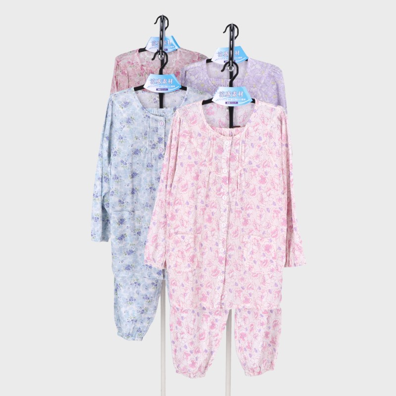 婦人綿100%楊柳パジャマ