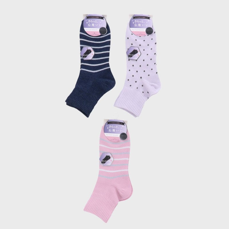 婦人ミドル丈ソックス(抗菌)