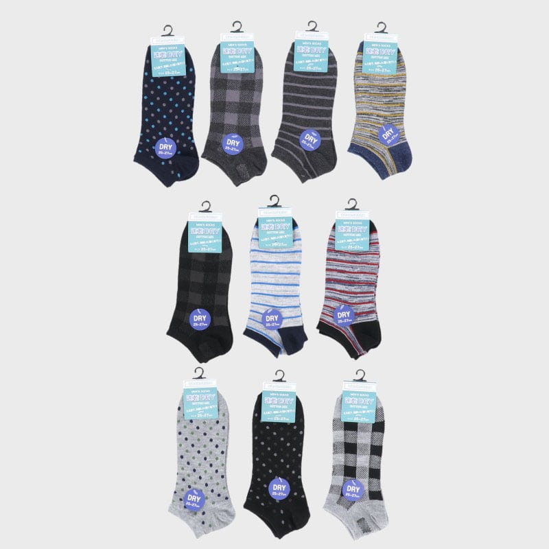 紳士綿混スニーカーソックス「C」