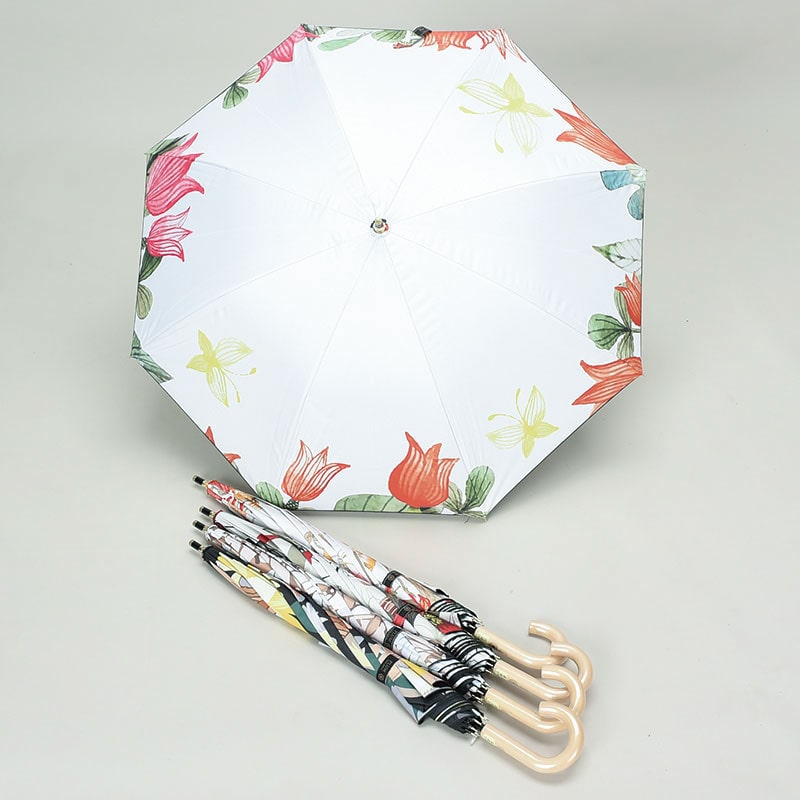 晴雨兼用デジタルプリント50cmスライド傘