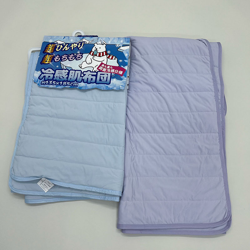 両面超冷感肌掛けモチモチ ハンガー付き