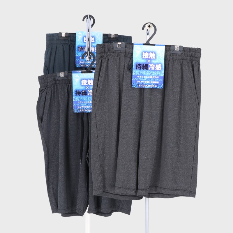 紳士カチオン接触冷感ハーフパンツ