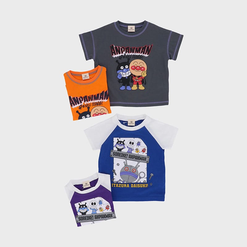 アンパンマン半袖Tシャツ2型