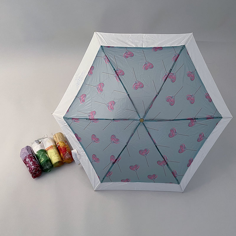 ビニールデザイン折り傘(50cm)
