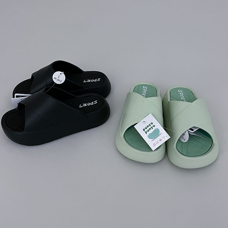 婦人クロスボリュームクッションソールサンダル