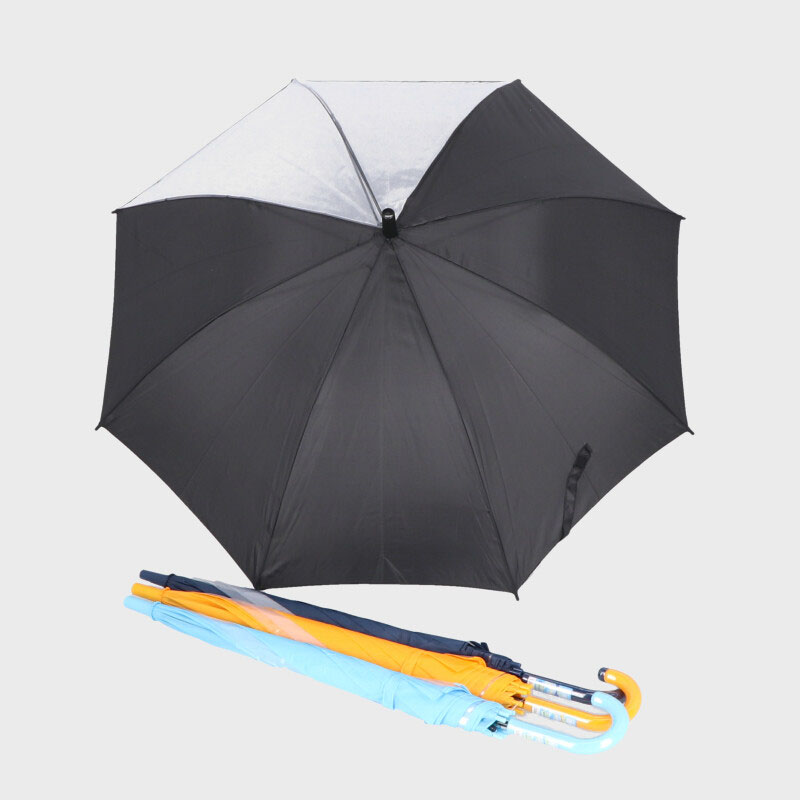 学童傘グラスファイバー骨55cm2駒透明4色