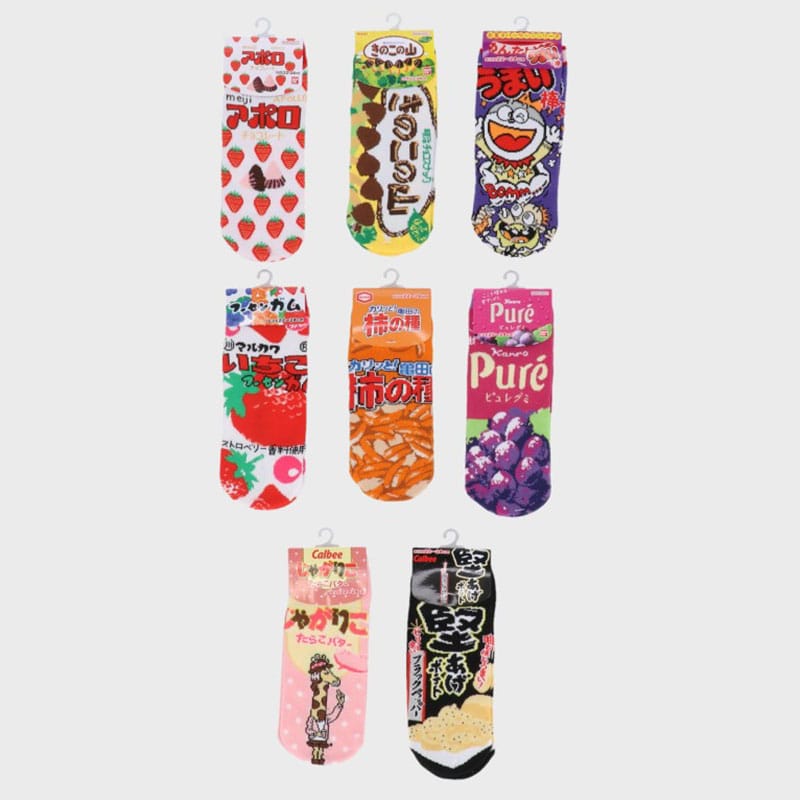 婦人お菓子柄ソックス