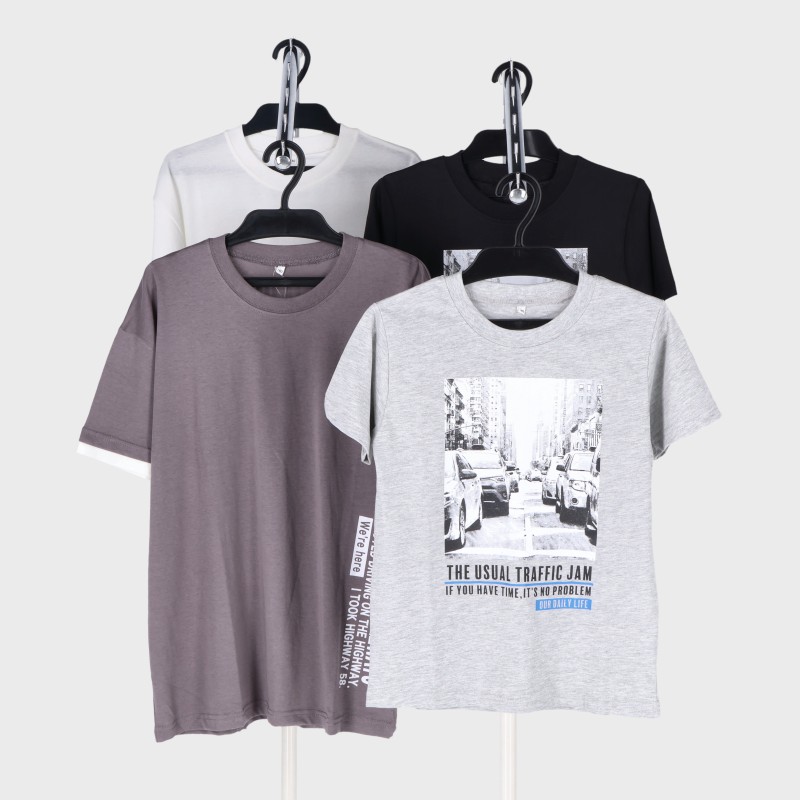 男児合寸半袖Tシャツ2柄