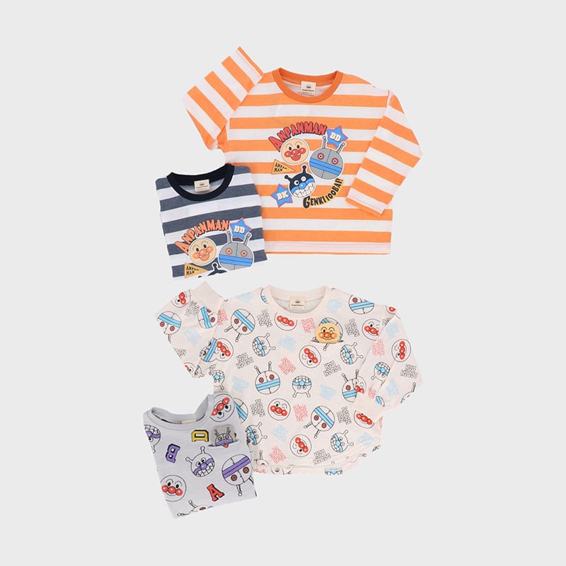 アンパンマン長袖Tシャツ2柄